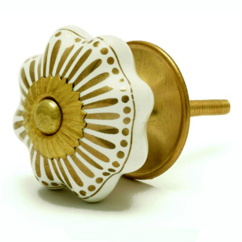 MarktSq Flower Novelty Knob Wayfair
